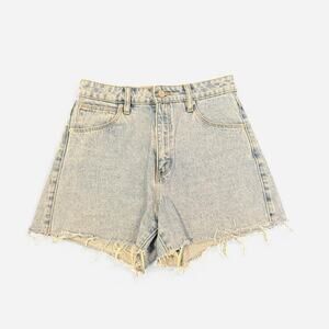 Abrand blue denim mid thigh